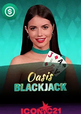 Oasis Blackjack live game cover