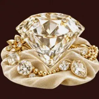 Faceted diamond gemstone — Slota