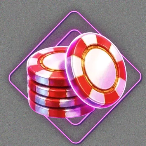 Poker table with cards