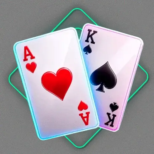 Ace and king playing cards